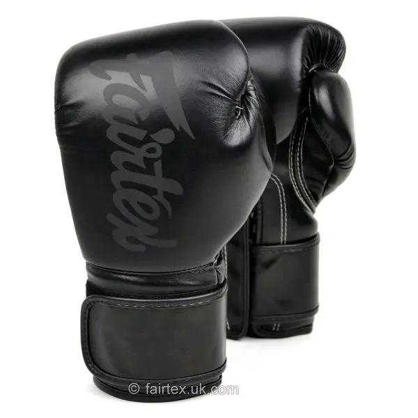 Sarung Tinju / Boxing Gloves / Glove Muaythai Fairtex BGV14 Solid Black 0