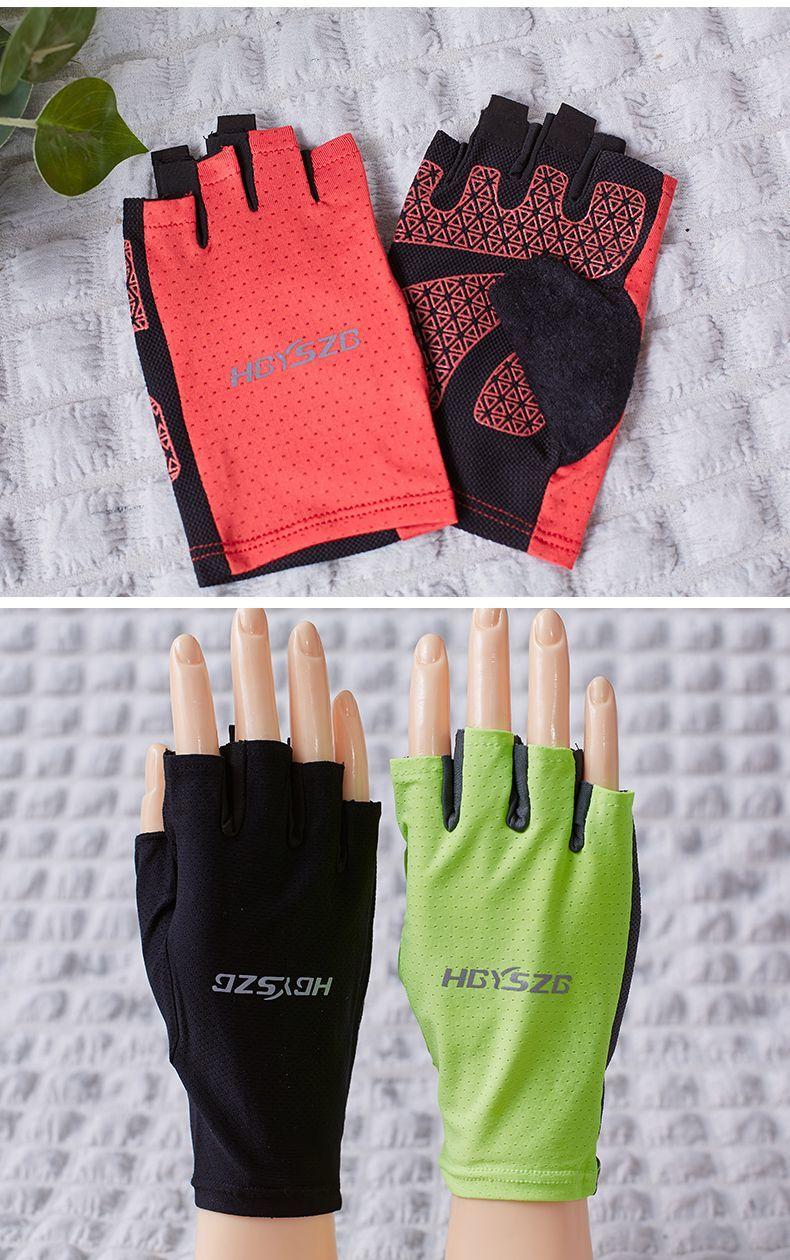 Product Introduction of [1487 Positive Reviews] Sun Protection Half-Finger Gloves Non-Slip Unisex Summer Fishing Thin Fingerless Non-Slip Driving Cycling Iron Yoga Fitness 11