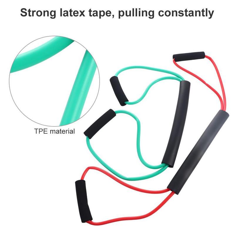 CENPAI Boxing Resistance Band Weight Loss 15/20/25/30/35 Pounds Arm Strength Pull Rope Exercise Training Expander Yoga Elastic Band 6