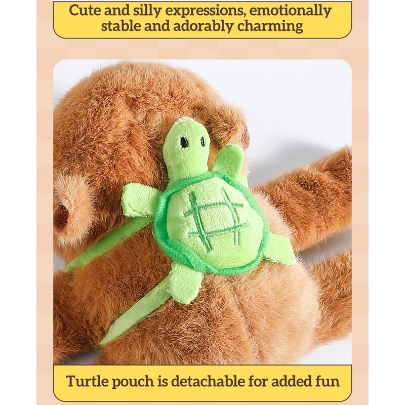Product Introduction of inch Capybara Plush Doll - Adorable Snap Ring Design, Soft Cuddly Toys for Boys Girls Age 2 3 4 5 6 7 8 Years Old Christmas Birthday Present 14