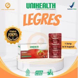 Legres Unihelath Suplemen Kesehatan Antioksidan Extract Tomat dan Anggur Hijau Vitamin Kulit Dewasa Perawatan Kulit