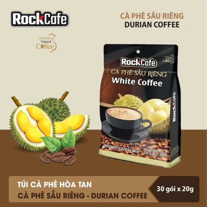 Cà phê Sầu riêng (Túi 30 gói x 20gr) 1