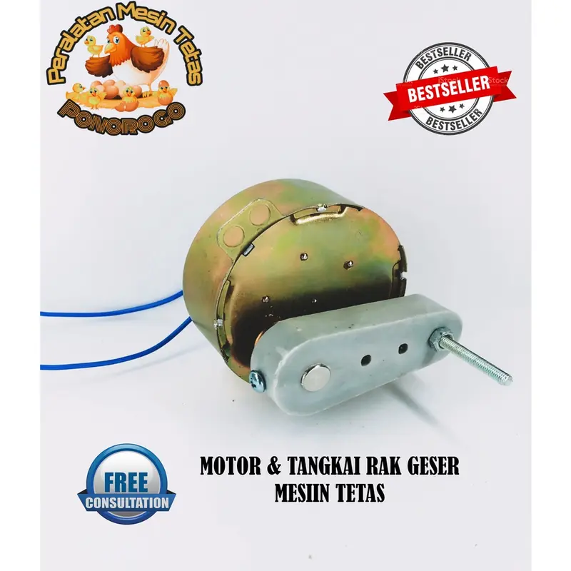 Motor dan Tangkai Untuk Pemutar Rak Geser 1