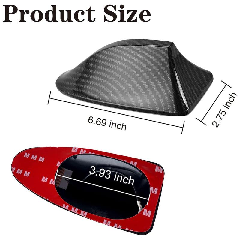 Product Introduction of 1 Pcs Car Shark Fin Day Shark Fin Antenna Signal Radio Painted Practical Carbon Fiber Efficient O1I6 25