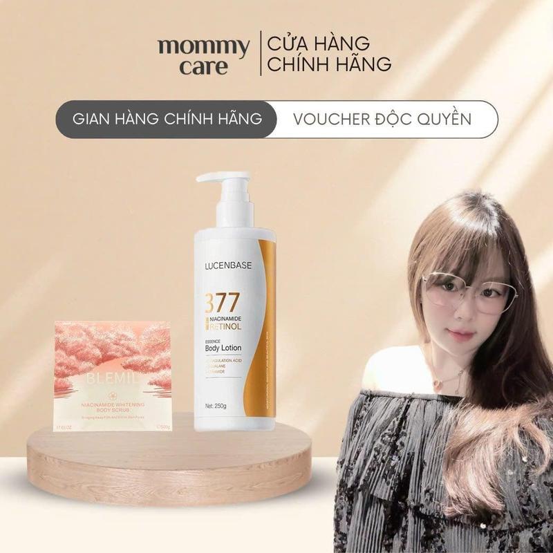Combo Tế Bào Chết Blemil + Dưỡng Thể Lucenbase 377