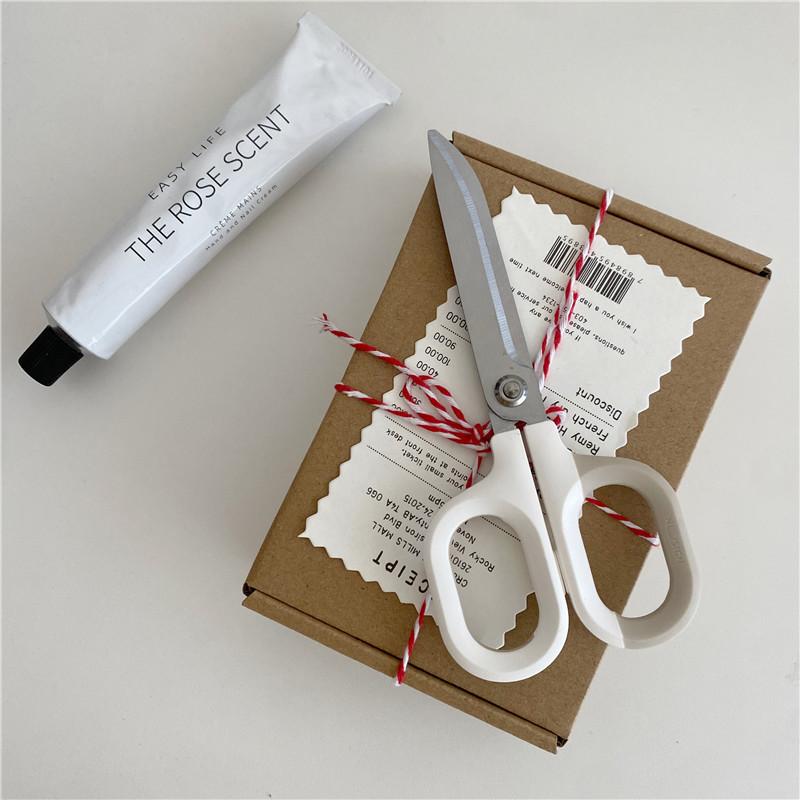 Product Introduction of Simple Multipurpose Scissors Ins Style Portable Home Office Student Cutting Tool Art Knife Split Express 4