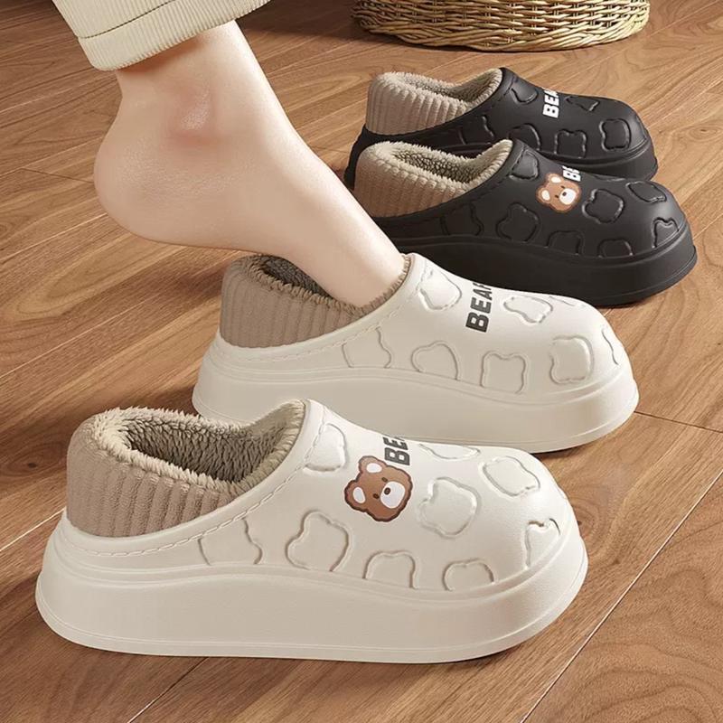 Sục gấu lót lông siêu ấm mùa đông cho nam nữ chống nước chống trơn trượt GiàY Shoes DéP