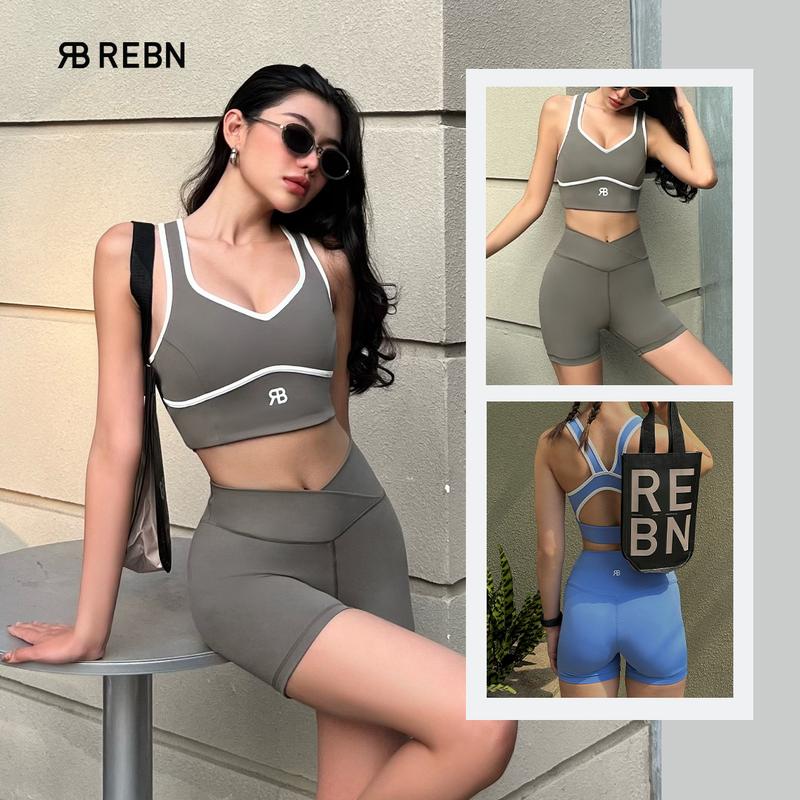 REBN Shape Up 1.0 Set - Set đồ tập thể thao gym yoga co giãn tốt REBN Shape up 1.0 - Vải REBN baisc 0