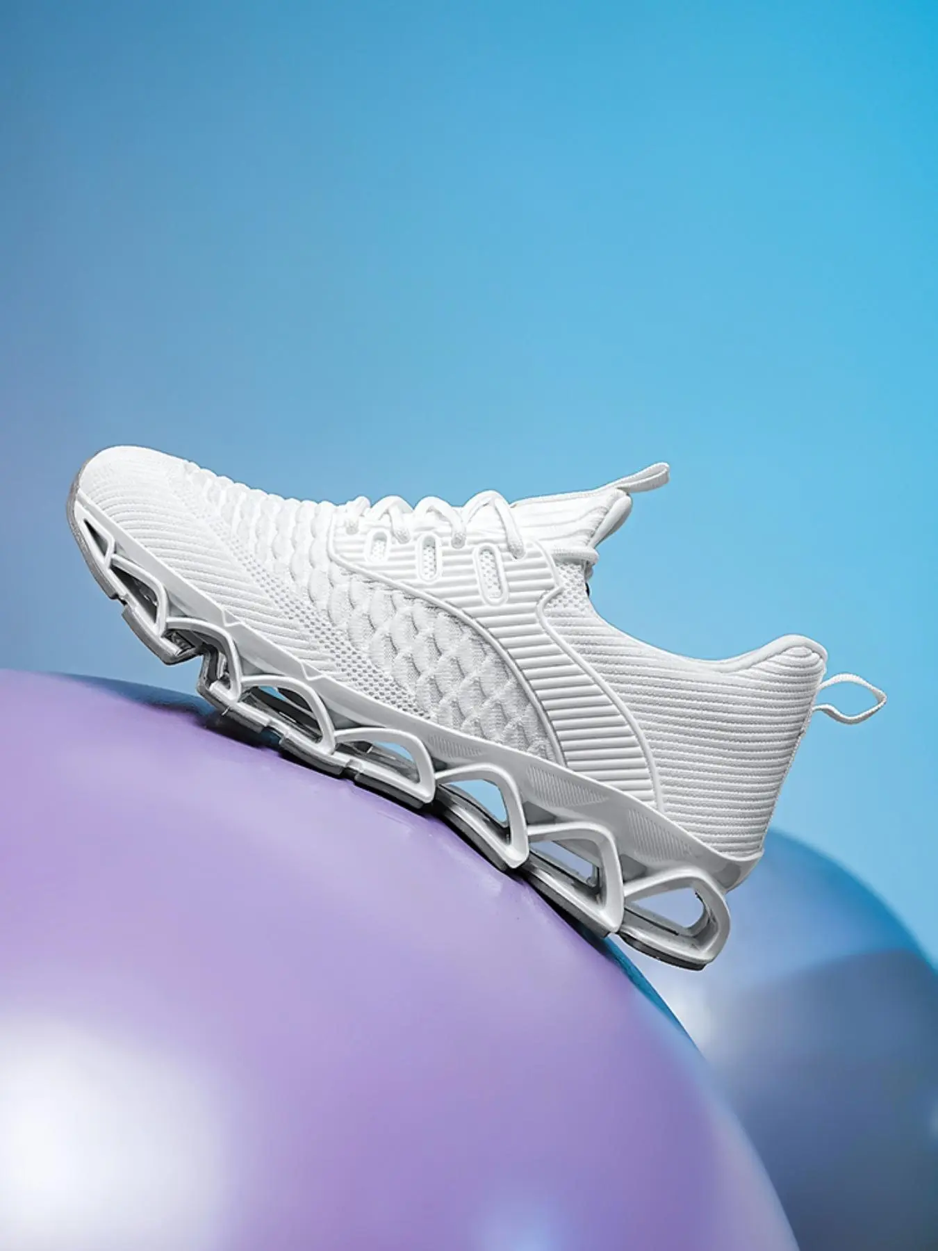 Men's Sporty Lace Up Front Sneakers, Casual Comfortable Breathable Running Shoes, Trendy All-match Sneakers for Daily Wear