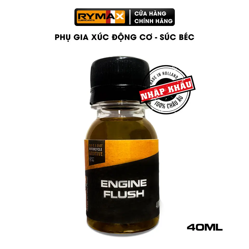 Phụ gia súc rửa động cơ xe máy Rymax Engine Flush 40ml Dầu máy