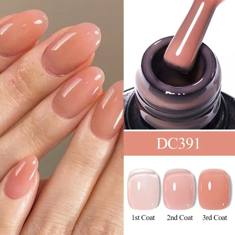Sơn Móng Tay Gel Nền Cao Su Màu Nude Thạch, MTSSII, Bán Vĩnh Viễn, Ngâm UV LED, Varnish, 7ml