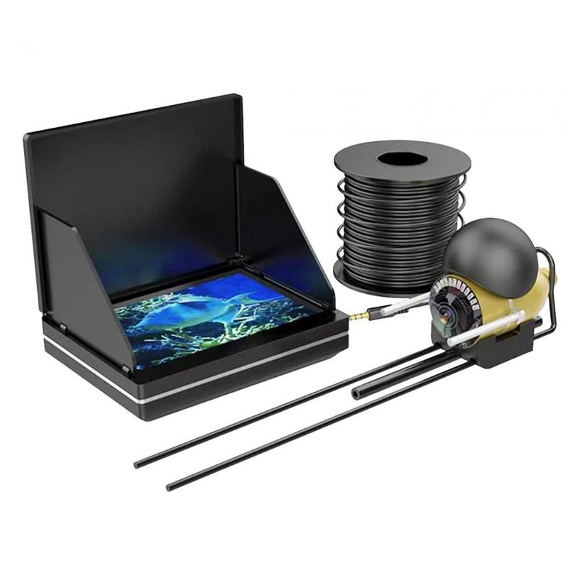  Camera câu cá dưới nước Thiết Bị câu cá Thiết bị tìm cá Tầm nhìn ban đêm Màn hình LCD Thích hợp cho câu cá trên băng và nước Thể thao biển và câu cá trên mặt nước Tương thích với thuyền Bắt Cá Fishing Đi Câu 