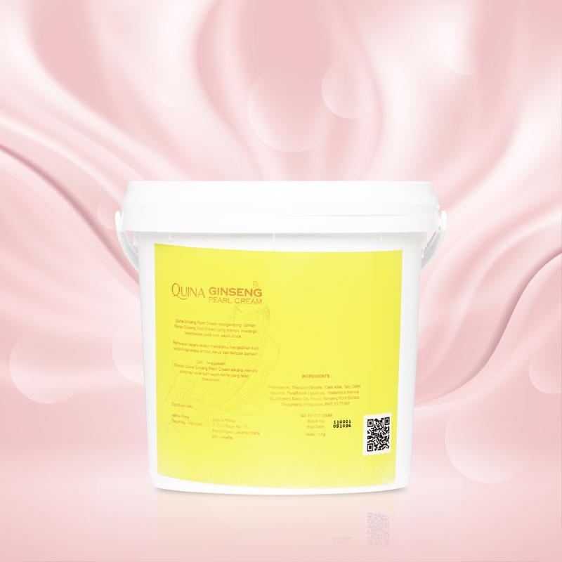 Quina Pearl Cream Ginseng 1kg / Cream Wajah 1kg Pelembab 2