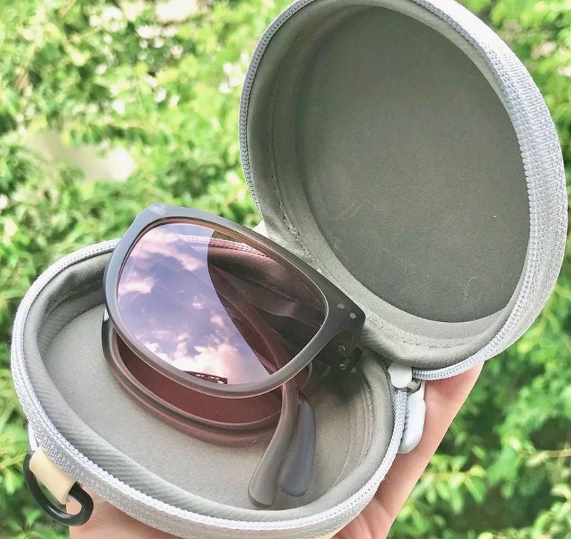 Product Introduction of New Folding Sunglasses Fashionable Travel Street Photo UV Resistant Folding Couple Sunglasses 21