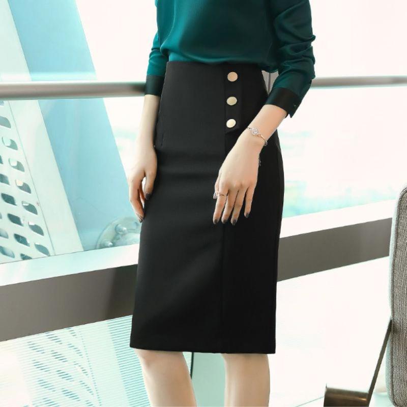 Chân váy bút chì  dáng dài qua gối CV0086 -  chất vải tốt co giãn thoải mái - Đen/Xanh đen  - Thiết kế xẻ tà Lưng Cao tôn dáng,  thanh lịch công sở váy xòe xếp  ly bản nhỏ chan vay body chữ  hàn quốc vintage xoè chanvay maxi tầng capcao linen