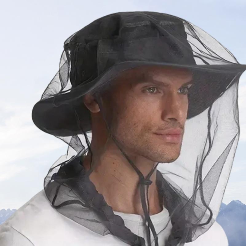 Outdoor Insect-proof Hat, 1 Count Breathable Mesh Hat with Wide Brim, Insect-proof Hat for Camping, Hiking, Fishing, Travel, Outdoor Sports 0