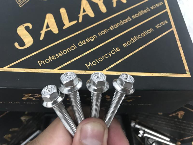 4 con ốc gác chân cho các dòng xe ex Winner Wave Inox Phụ Tùng