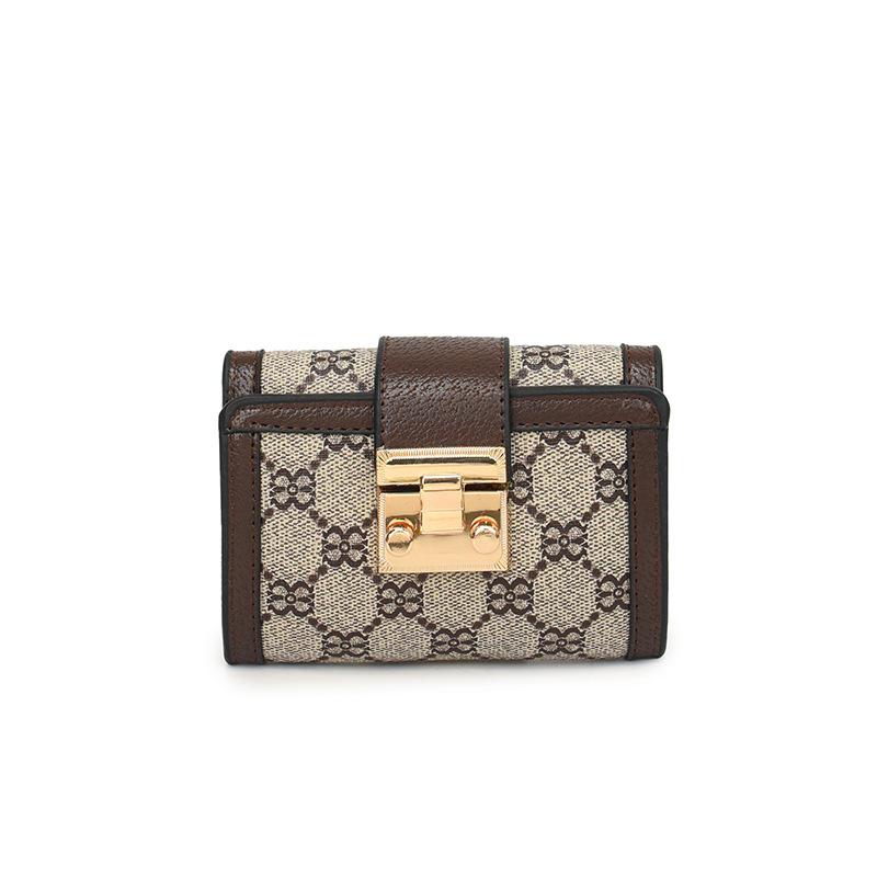 Product Introduction of Ladies' Short, High Appearance, Multi Slot, Three Fold Buckle, Hand-held Long Wallet 31