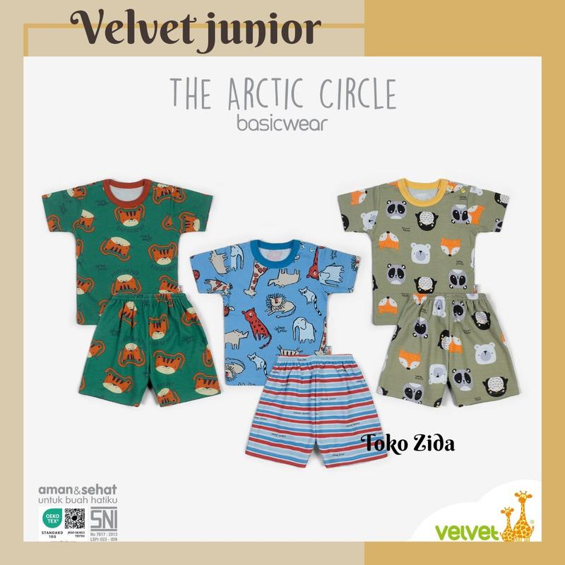 VELVET JUNIOR Terbaru Setelan oblong pendek murah 3