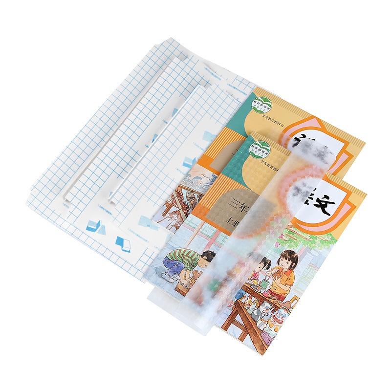 Book Cover Transparent Self-adhesive School Anti-scratch Book Wrapper ...