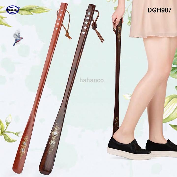  Đón Gót Giày Dài 55cm Gỗ Tự Nhiên Nguyên Khối Cho Giày Nam & Nữ - DGH907 - HAHANCO 