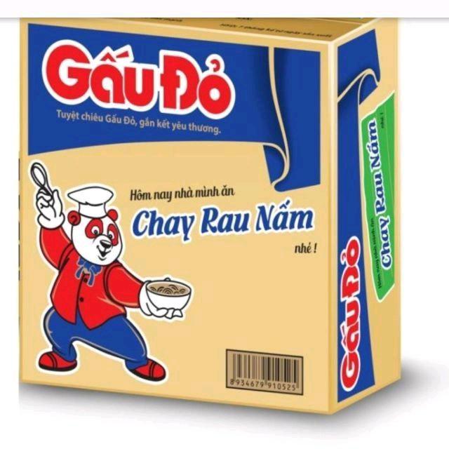 THÙNG MỲ GẤU ĐỎ CHAY RAU NẤM