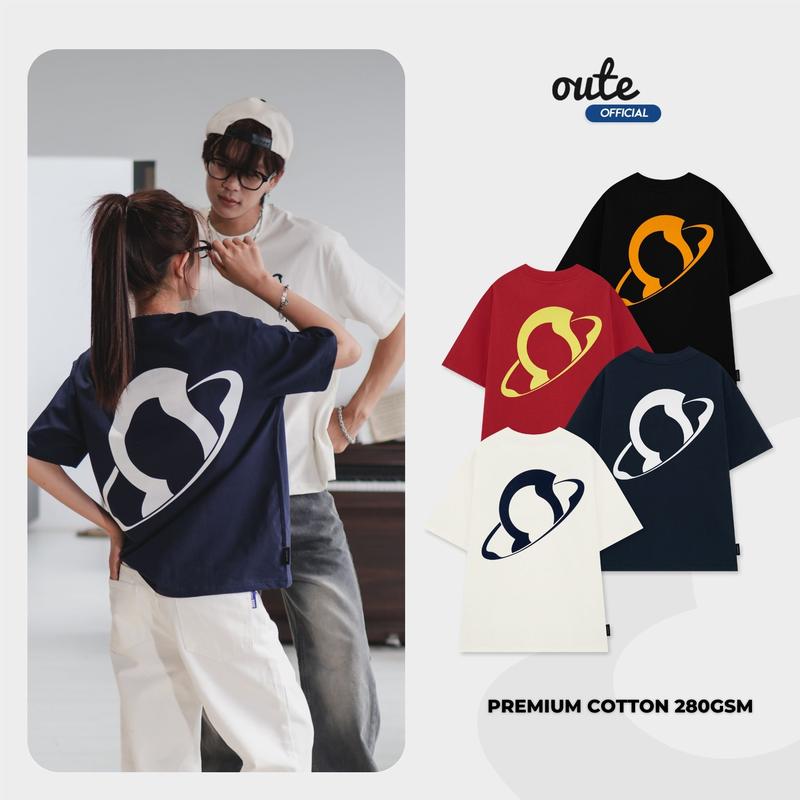 Áo Thun Outerity Cosmic Form Oversize Nam Nữ / Unisex LocalBrand Premium Cotton 280gsm