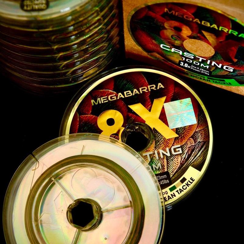 [ MEGABARRA ] DÂY CÂU CÁ PE 8X CASTING CAMO 100M đi câu bắt cá fishing