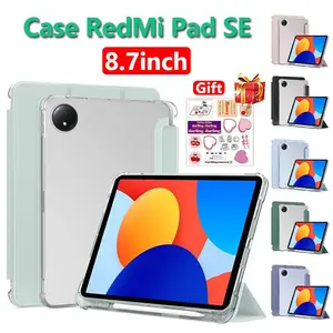 Case For Redmi Pad SE 8.7inch Casing With Slot Pen Auto Lock Wake Up Magnetic Protective TPU Case for Redmi Pad SE 8.7inch 2025