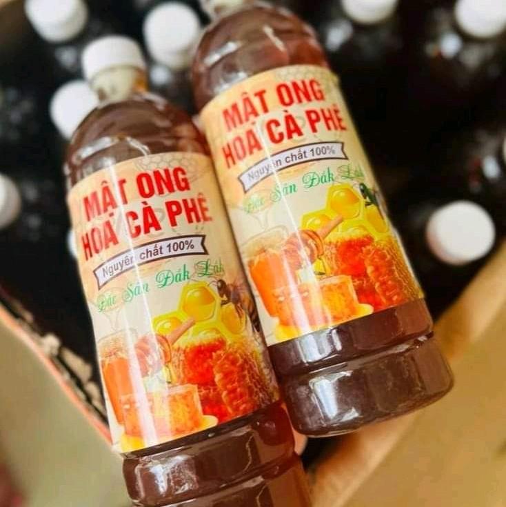[1 CHAI] 1.1 LÍT MẬT ONG HOA CÀ PHÊ ĐẮK LẮK Thức Ăn Vị Mật Ong Đóng Chai làm mát không caffeine mật  ông matong  hoacaphe mật ong 2