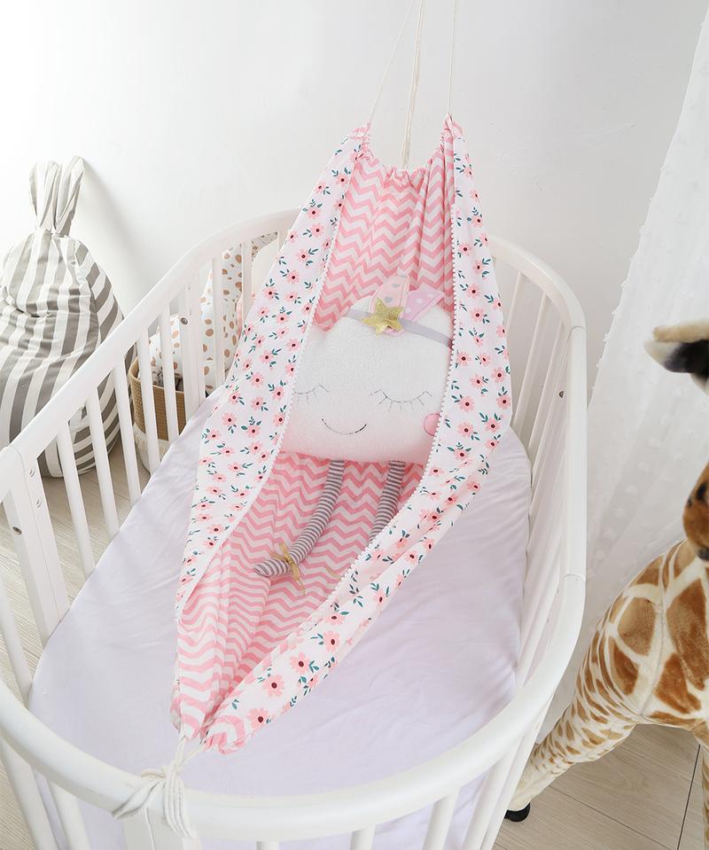 Product Introduction of INS Children's Swing Indoor Outdoor Hanging Basket Kids Hanging Cloth Bag Baby Home Cartoon Hammock 36
