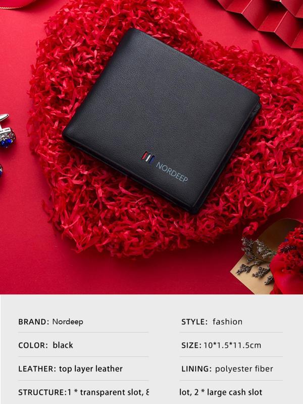 Men's Business Style Solid Color Card Holder, Casual Trendy Card Holder, Fashionable Card Holder for Daily Use 3