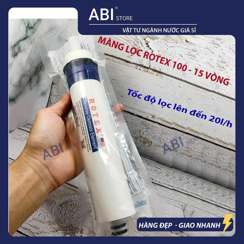 Màng lọc nước RO ROTEX 100 - 15 vòng xịn, tốc độ lọc 20l/h (lõi lọc nước số 4)