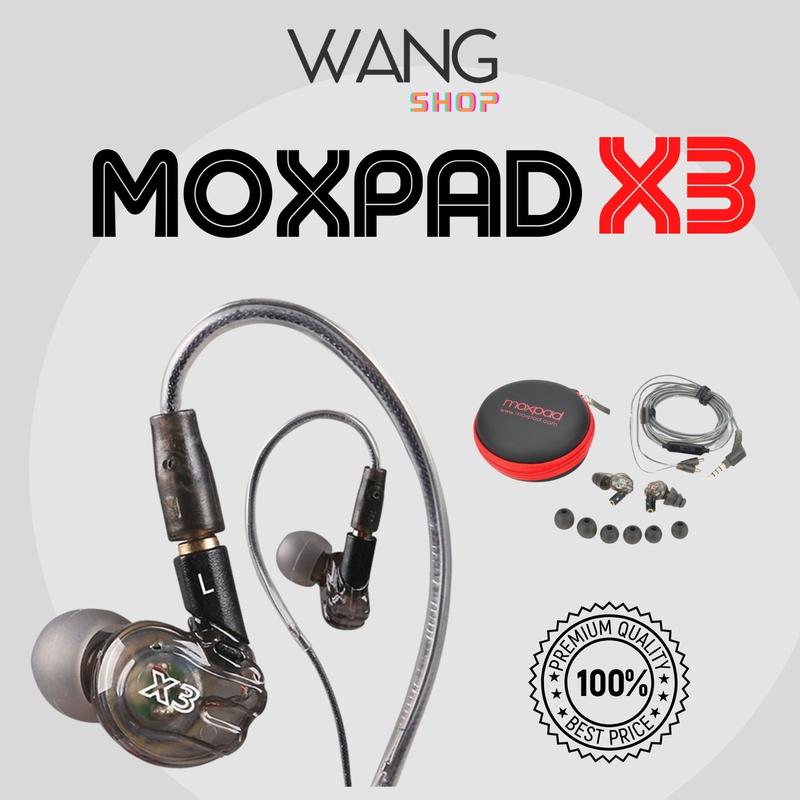 Tai nghe MOXPAD X3 chính hãng - Tai nghe Độ MIXI | MIXI Streamer Gaming | Nhét tai | Có dây | Micrô tích hợp