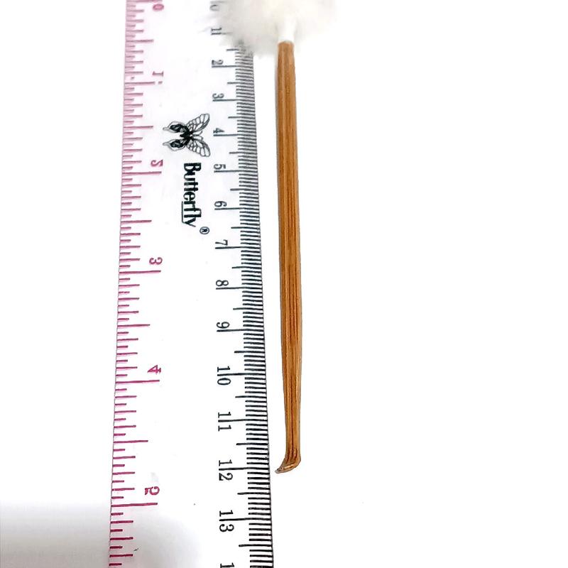 New Korek Kuping Kuat Tebal Berbulu Angsa Panjang ±12 cm (isi 2 pcs) Ear Kotoran 4