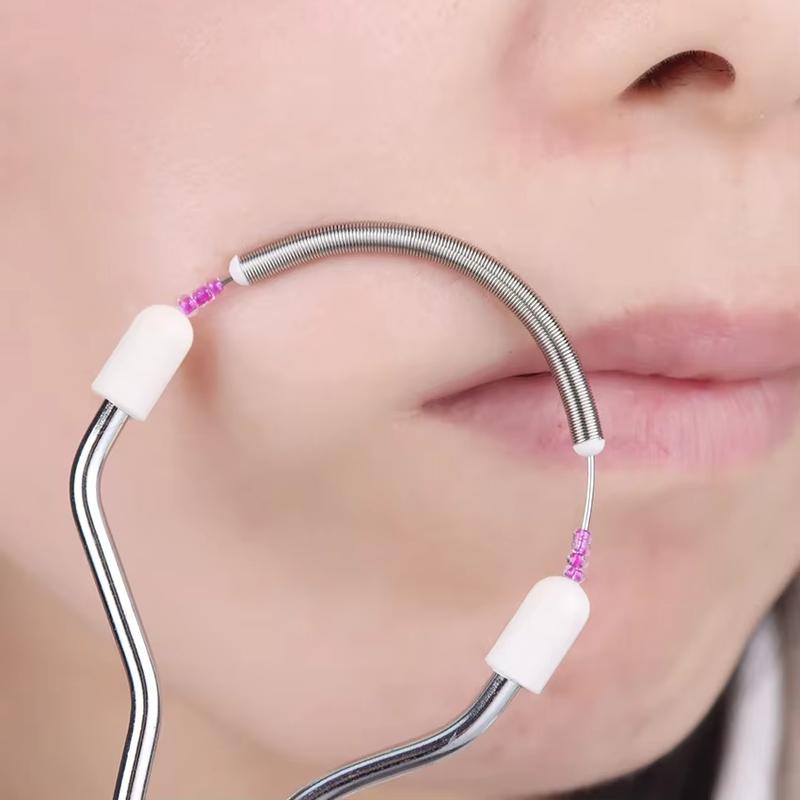 Product Introduction of Facial epilator fine hair spring facial hair removal stainless steel roller facial cleaner portable facial cleansing tool 5