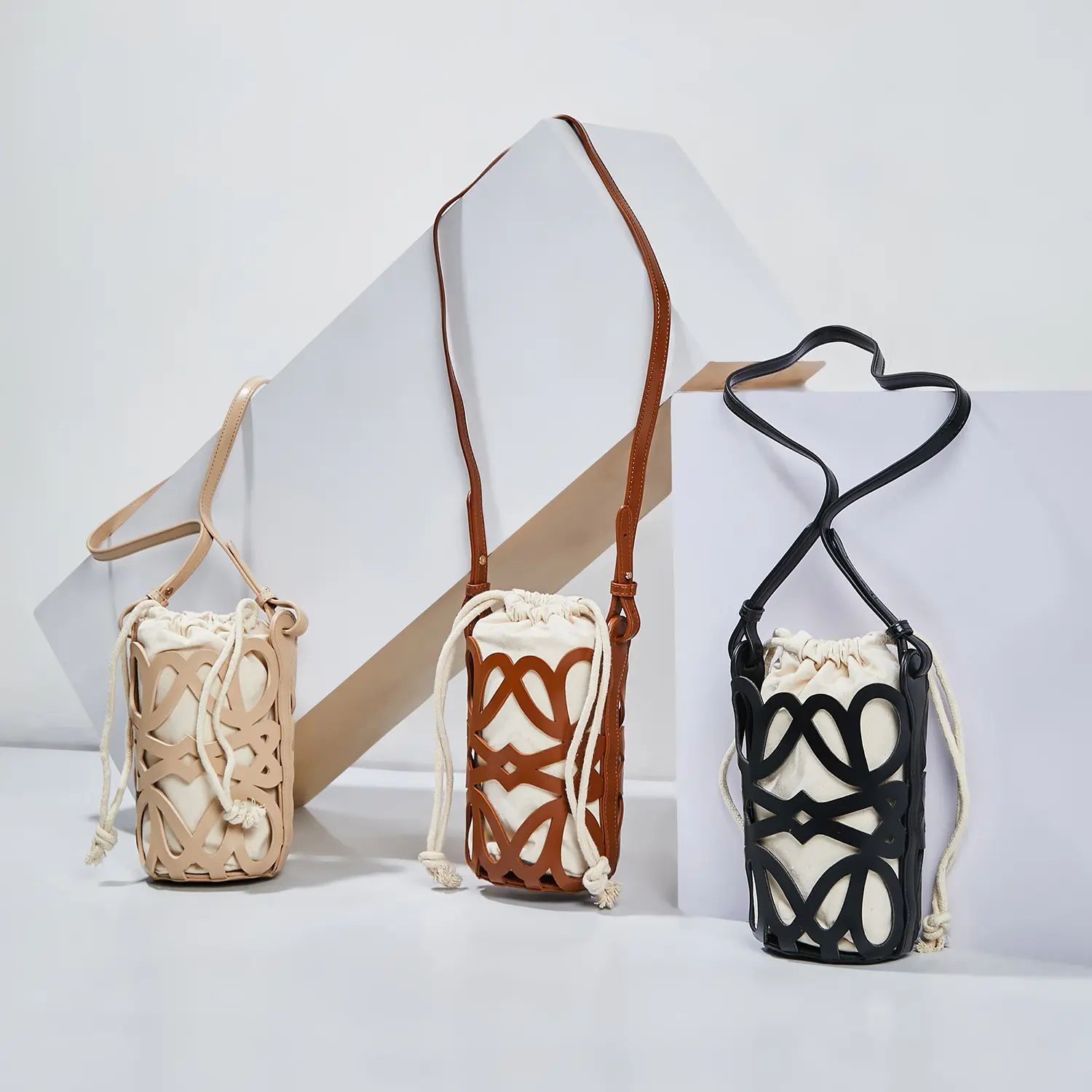 Sundays Attire - MALIBU Linen Leather Sling Bag / Tas Selempang Wanita