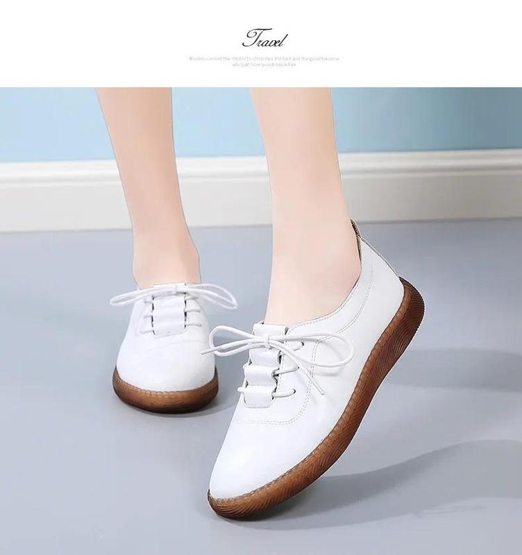Product Introduction of Pumps Women's Spring and Autumn Soft Soled Flats Comfortable Work Shoes Girls' Mom Shoes 28