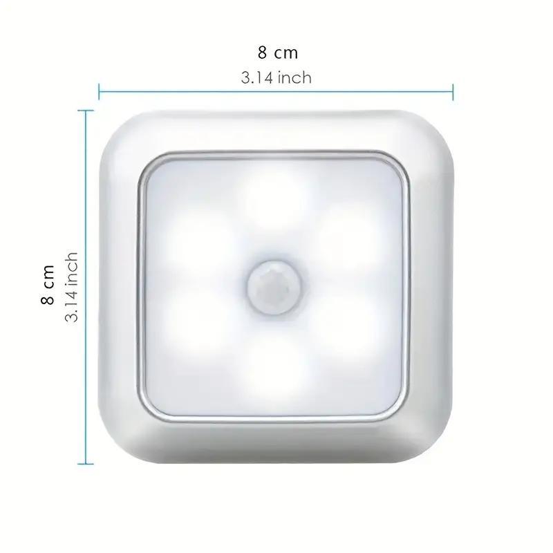 Motion-Sensing Night Lights, 1 Count Stair Wireless Night Lights, Suitable for Cabinet, Toilet, Wardrobe Decoration 1