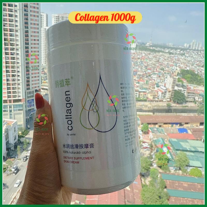 Kem massage collagen chuyên dụng cho spa hũ 500g và 1000g 7