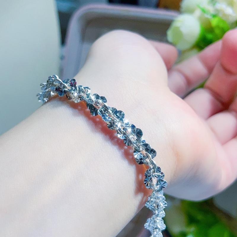 Lắc tay xoắn 8li hoa mai xikim Phụ Kiện