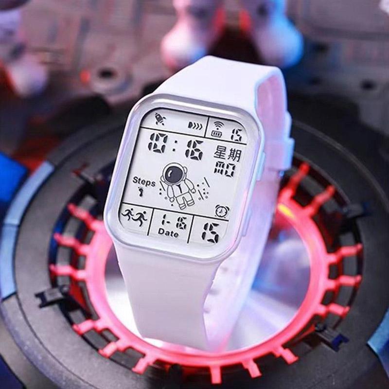 Product Introduction of Đồng Hồ Thể Thao LED Kỹ Thuật Số, Unisex, Với Màn Hình Phát Sáng, Silicon Thời Trang, I5G3 34