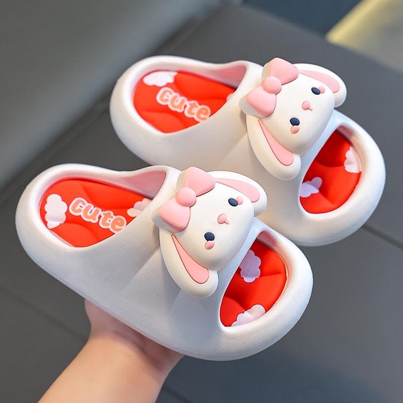 WALVA-S001 Sandal Premium Anak Perempuan Karakter Kelinci Bunny Sendal Import Nyaman Slip On Tali Belakang Keren Kekinian