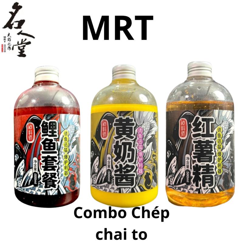 MRT Combo Chép Chai To - Hương liệu câu cá chép - Bộ Tinh Mùi Câu Cá Chép MRT Chai Lớn 500ML - Dụ Chép Lục Hương, Mật Khoai, Trứng Sữa - Đi Câu Fishing cuộn câu cá mồi m ồ