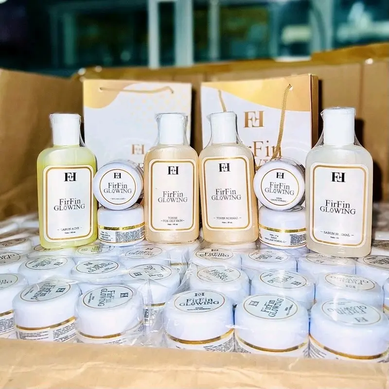 FIRFIN GLOWING ORIGINAL LENGKAP PAKET FIRFIN ACNE /FIRFIN GLOWING Mengencangkan Wajah Kusam Bruntusan Hitam Kerutan 1