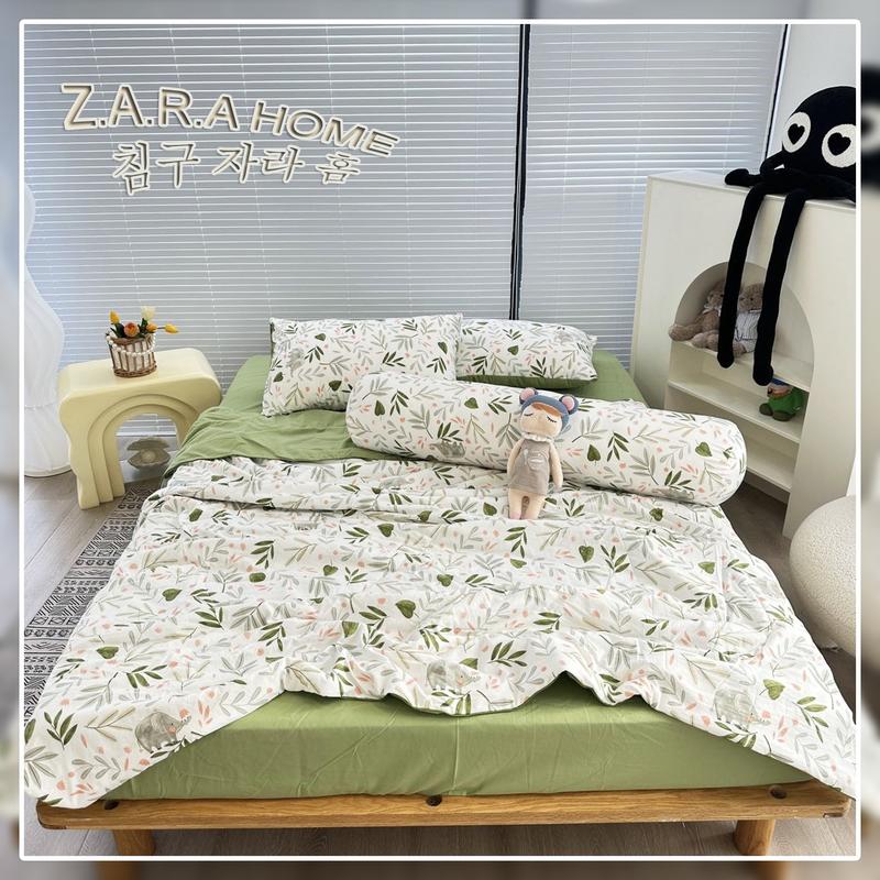 Product Introduction of Set Đũi Cotton nhập khẩu 5 món - Bộ chăn ga gối đũi bông xơ đậu nành mềm mịn, thoáng mát - Miễn phí ship toàn quóc 7