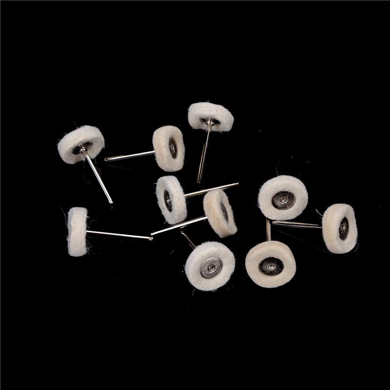 Product Introduction of 10PCS 25MM Wool Felt Polishing Buffing Drill Grinder Wheel Brushes With Handle 17