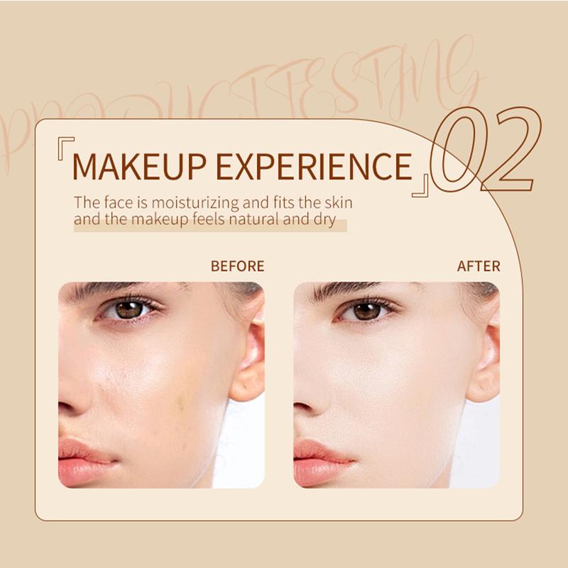 Product Introduction of Exclusive for Cross-Border Moisturizing Brightening Concealer Foundation Natural Long Lasting Oil Control BB Cream Waterproof Smear-Proof European and American Shading Powder 12