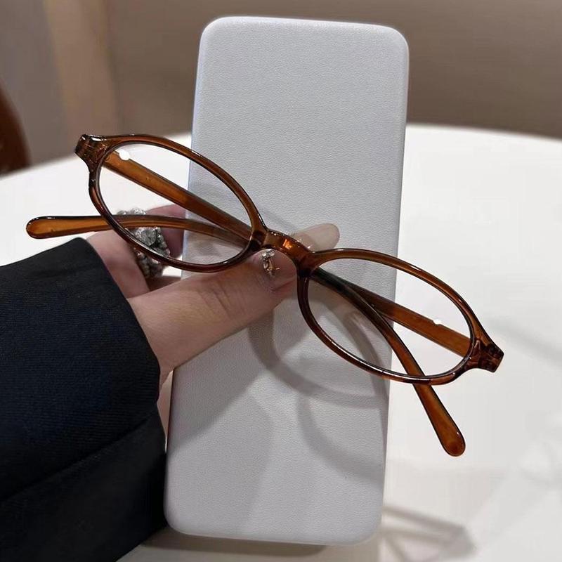 Product Introduction of Retro Small Frame Hot Girl Oval Glasses Frame New Retro Blue Glasses Light Oval Anti T8O0 39