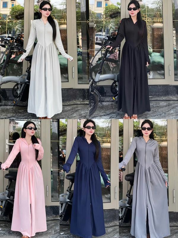 Váy Áo Nắng 2 Lớp Chống Nắng Toàn Thân mềm,mát,mịn Chống Tia UV dành cho NỮ